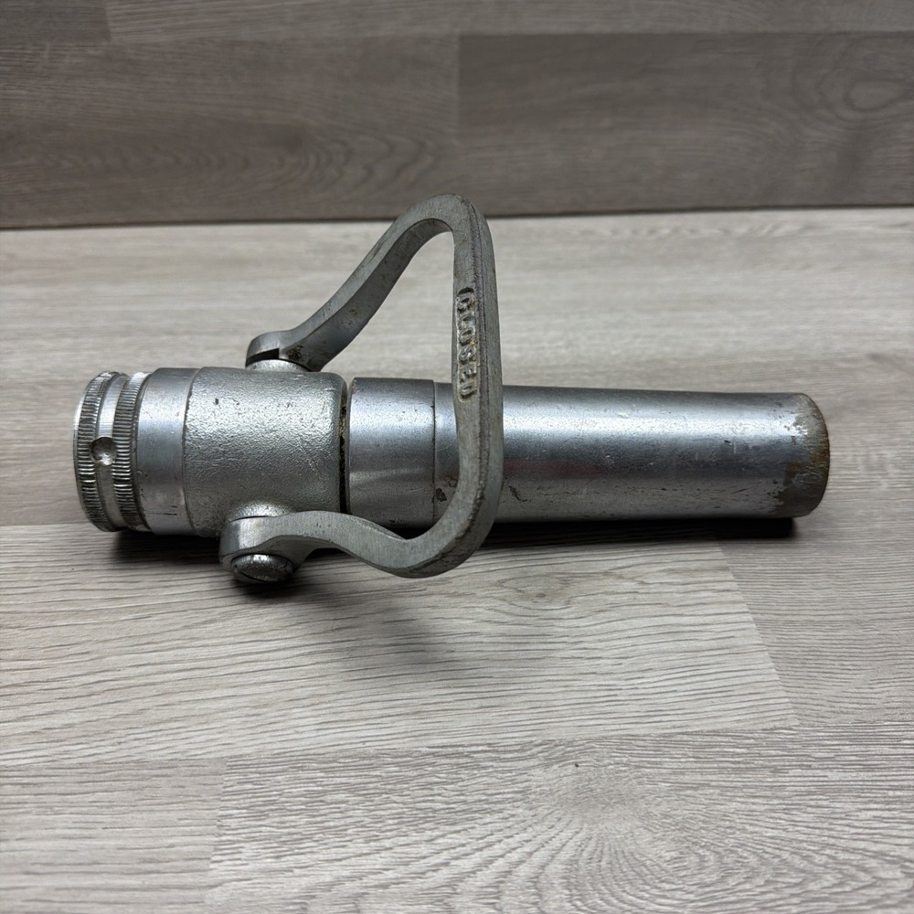 Vintage Brass Fire Hose Nozzle Lever Handle For On/Off Control Fire Rescue